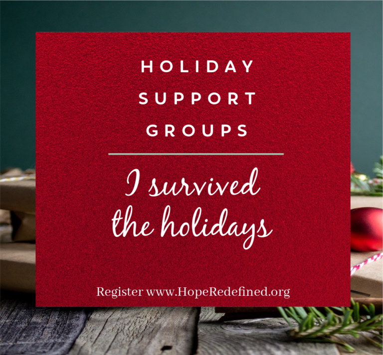 I Survived The Holidays, Now What? - Hope Redefined